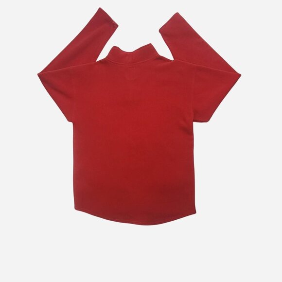 Vintage Gap original athletic men’s red fleece size large. 100% polyester - Picture 4 of 5